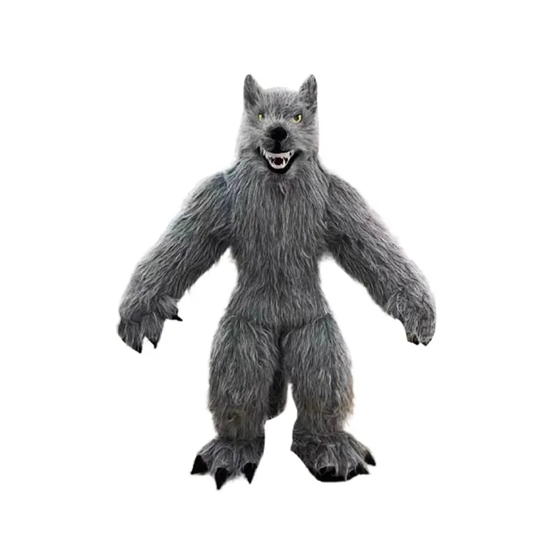 Big Grey Wolf Inflatable Doll Costume Simulation Wolf Cartoon Costume Performance Long Hair Inflatable Party Halloween Props
Big Grey Wolf Inflatable Doll Costume Simulation Wolf Cartoon Costume Performance Long Hair Inflatable Party Halloween Props