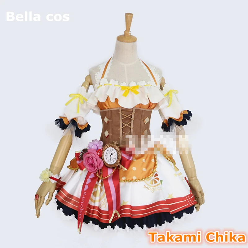 Индивидуальный размер Lovelive Sunshine Aqours Takami Chika Косплей Костюм валентинки бодрствование идолизованное платье Хэллоуин наряды в стиле аниме cos
Индивидуальный размер Lovelive Sunshine Aqours Takami Chika Косплей Костюм валентинки бодрствование идолизованное платье Хэллоуин наряды в стиле аниме cos