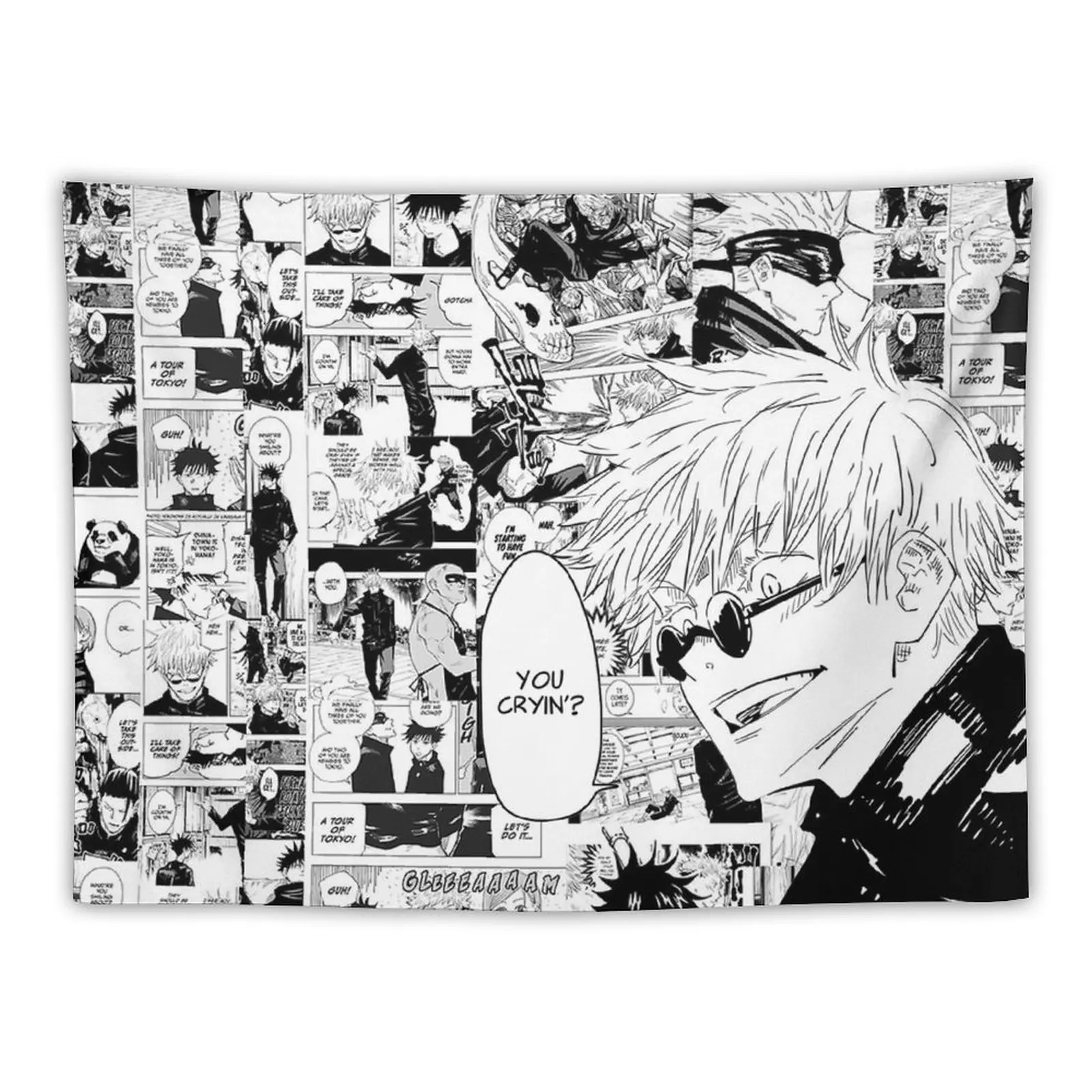 

Satoru gojo Tapestry Tapestry Wall Hanging Home Supplies Wall Mural Things To Decorate The Room