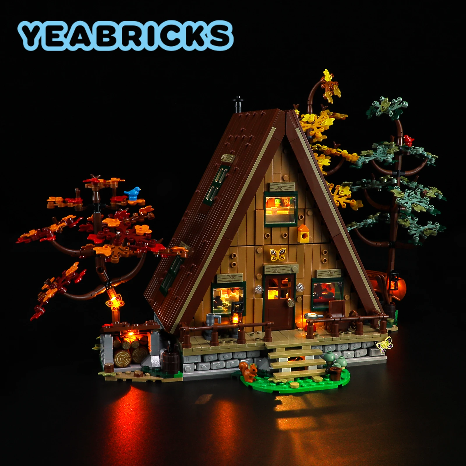 YEABRICKS LED Light Kit for 21338 A-Frame Cabin Building Blocks Set (NOT Include the Model) Toys for Children
YEABRICKS LED Light Kit for 21338 A-Frame Cabin Building Blocks Set (NOT Include the Model) Toys for Children