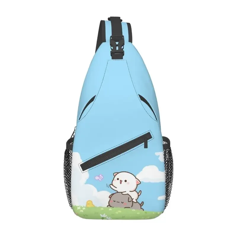 Peach And Goma Sling Crossbody Backpack Men Custom Cartoon Mochi Shoulder Chest Bag for Cycling Camping Daypack
Peach And Goma Sling Crossbody Backpack Men Custom Cartoon Mochi Shoulder Chest Bag for Cycling Camping Daypack
