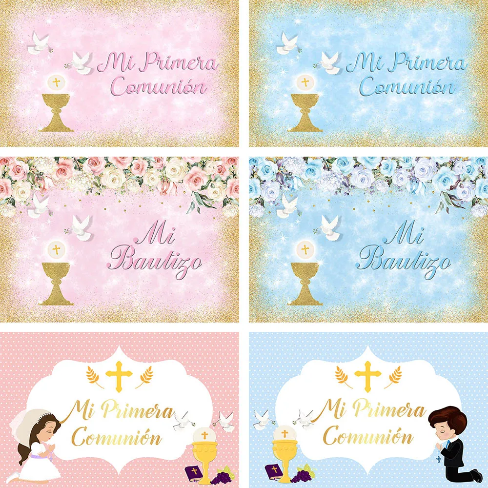 Boy or Girl First Communion Photography Backdrop Decoratio Cross Grail Floral Baptism Background Studio Christening Banner Props
Boy or Girl First Communion Photography Backdrop Decoratio Cross Grail Floral Baptism Background Studio Christening Banner Props