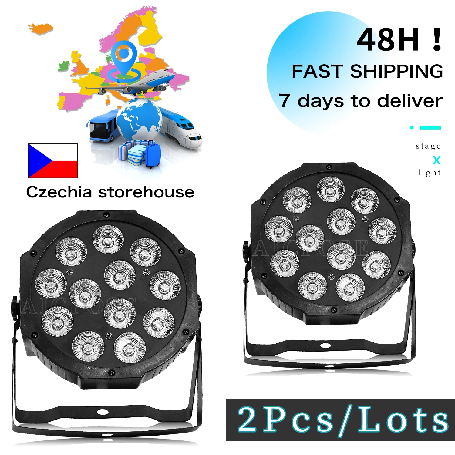 2Pcs/Lots 12x12W/18W RGBWA UV 6 in 1 LED Par Light Wireless Remote Control Flat Spotlight Party Wedding DJ Disco Stage Lighting
2Pcs/Lots 12x12W/18W RGBWA UV 6 in 1 LED Par Light Wireless Remote Control Flat Spotlight Party Wedding DJ Disco Stage Lighting