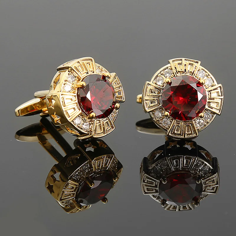 French Style Cufflinks Luxury Zircon Sleeve Studs Mens Shirts Cufflinks Crystal Copper Cuff Buttons Premium British Cuff Links
French Style Cufflinks Luxury Zircon Sleeve Studs Mens Shirts Cufflinks Crystal Copper Cuff Buttons Premium British Cuff Links