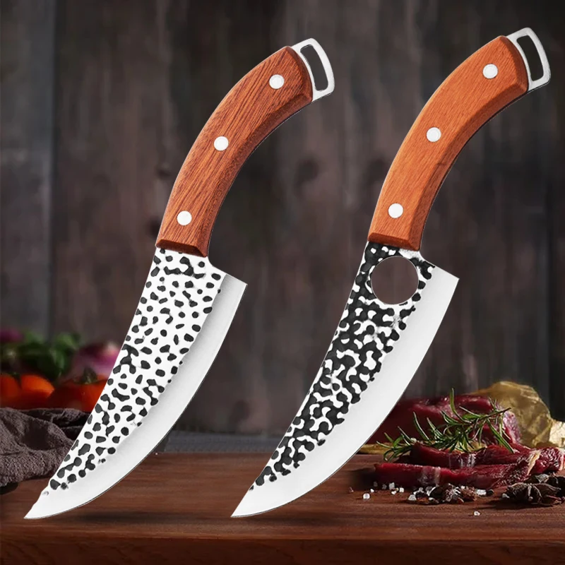 Forged Stainless Steel Chef Knife Butcher Knife Outdoor Hunting Meat Cleaver Meat Bone Fish Fruit Vegetable Kitchen Knife
Forged Stainless Steel Chef Knife Butcher Knife Outdoor Hunting Meat Cleaver Meat Bone Fish Fruit Vegetable Kitchen Knife