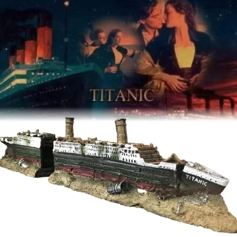 Material Titanic Ornament Decorations,resin Tank Environment Decorations,fish Sunken Aquarium Shipwreck
Material Titanic Ornament Decorations,resin Tank Environment Decorations,fish Sunken Aquarium Shipwreck