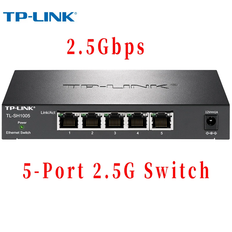

Tp-link TL-SH1005 5 Port Switch 2500mbps 2 5 Gigabit Splitter BASE-T Ethernet Home Network Center Switch Plug and Play