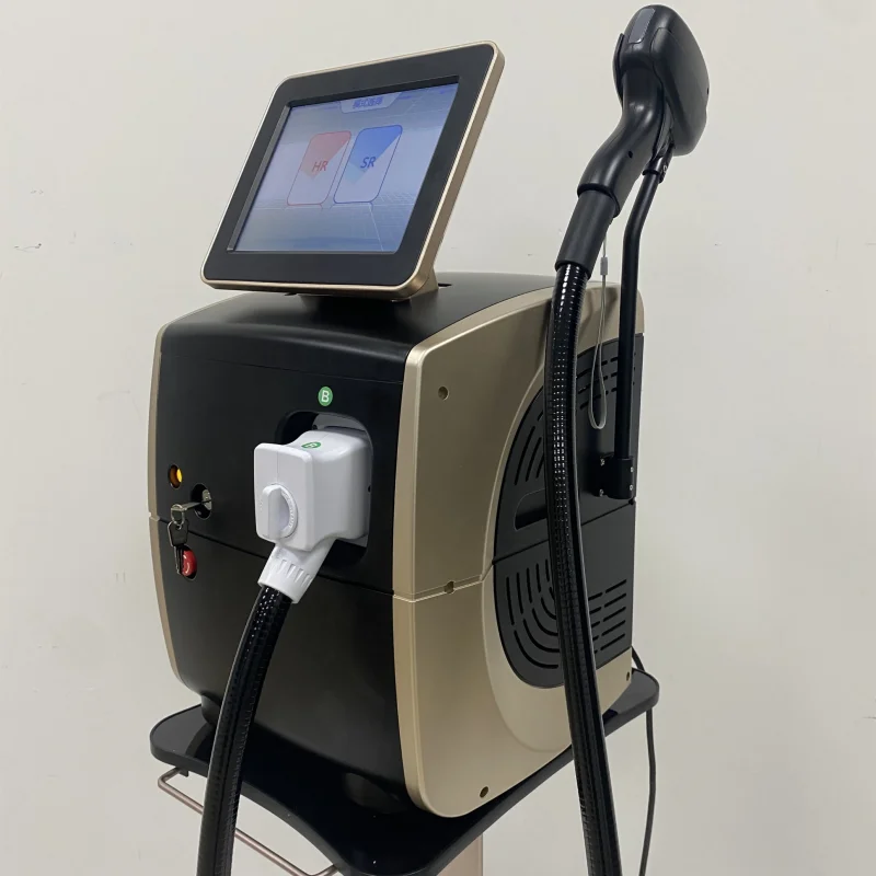 New 808nm Diode Laser Hair Removal Machine Sapphire Contact Cooling Head Painless Laser 755 808 1064 Epilator
New 808nm Diode Laser Hair Removal Machine Sapphire Contact Cooling Head Painless Laser 755 808 1064 Epilator