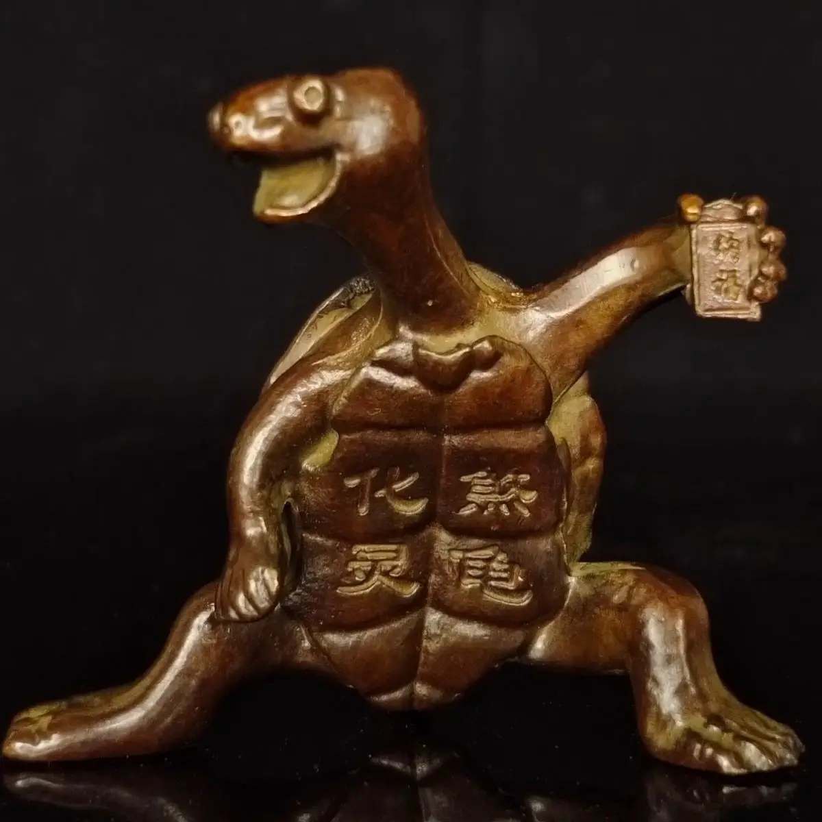 Miniature Turtle Statue Cute Ninja Turtle Doll Decorative Figurine Vintage Copper Animal Statue Ornament
Miniature Turtle Statue Cute Ninja Turtle Doll Decorative Figurine Vintage Copper Animal Statue Ornament