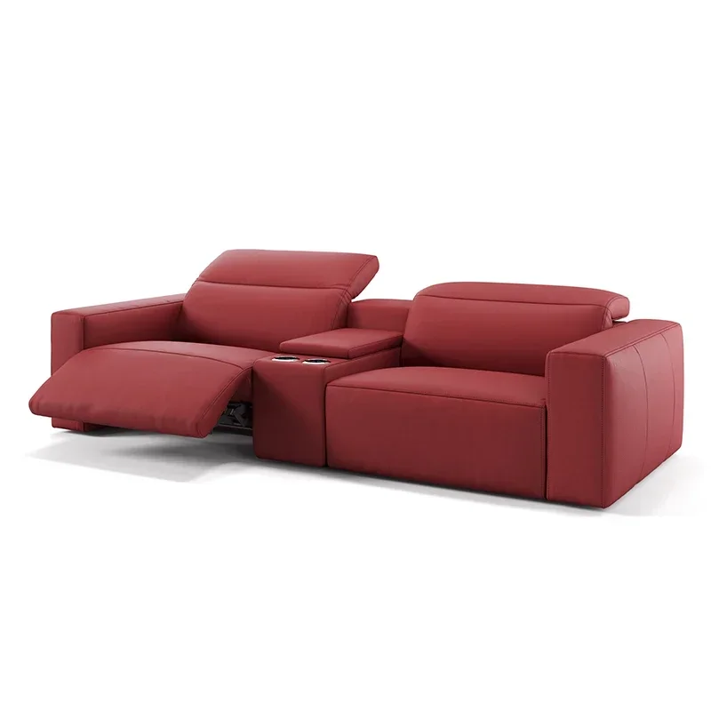 Italian Minimalist Electric Leather sofa Home Theater Cinema Room Movie sofa for two and three
Italian Minimalist Electric Leather sofa Home Theater Cinema Room Movie sofa for two and three