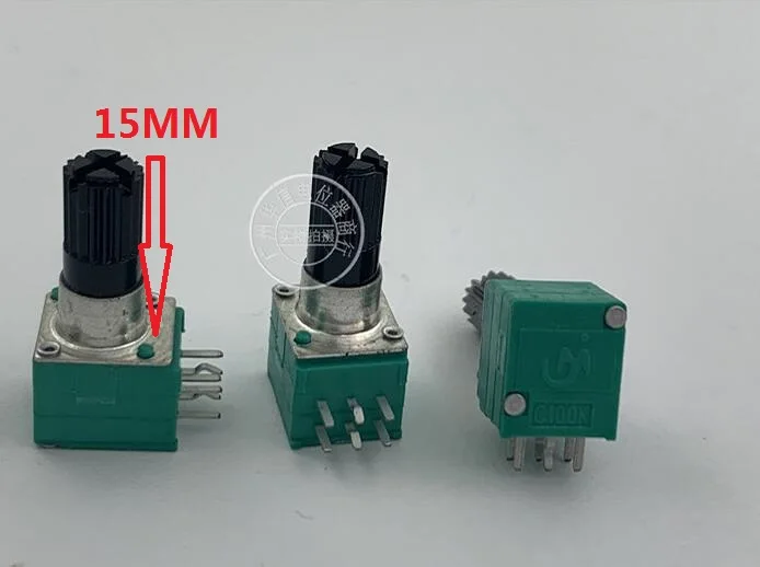 1 шт., двойной потенциометр RK097G, B20K, A50K, A20K, B10K, B5K, Длина ручки 15 мм, цветок
1 шт., двойной потенциометр RK097G, B20K, A50K, A20K, B10K, B5K, Длина ручки 15 мм, цветок