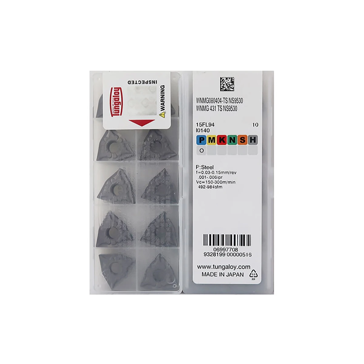 Tungaloy 100% Original WNMG WNMG08 WNMG0804 WNMG080408 WNMG080404 TS NS530 Medium-Roughing Carbide Turning Inserts
Tungaloy 100% Original WNMG WNMG08 WNMG0804 WNMG080408 WNMG080404 TS NS530 Medium-Roughing Carbide Turning Inserts
