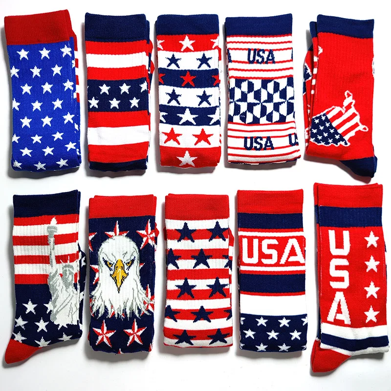 Men Socks Letter Stripe Star Goddess of Liberty Eagle Pattern Couple Socks Gourmet Burger Sandwich Pizza Funny Cotton Socks
Men Socks Letter Stripe Star Goddess of Liberty Eagle Pattern Couple Socks Gourmet Burger Sandwich Pizza Funny Cotton Socks