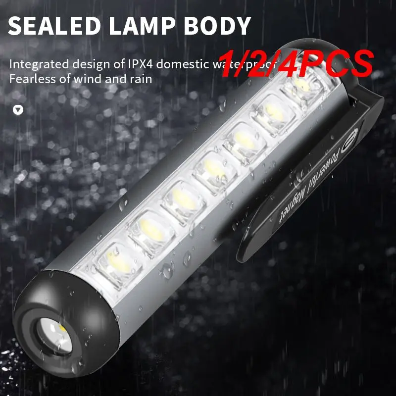 1/2/4PCS Mini LED Flashlight USB Rechargeable Front Lamp XPE+side Lamp 7 COB Waterproof Fast Charging Work Light Lantern
1/2/4PCS Mini LED Flashlight USB Rechargeable Front Lamp XPE+side Lamp 7 COB Waterproof Fast Charging Work Light Lantern