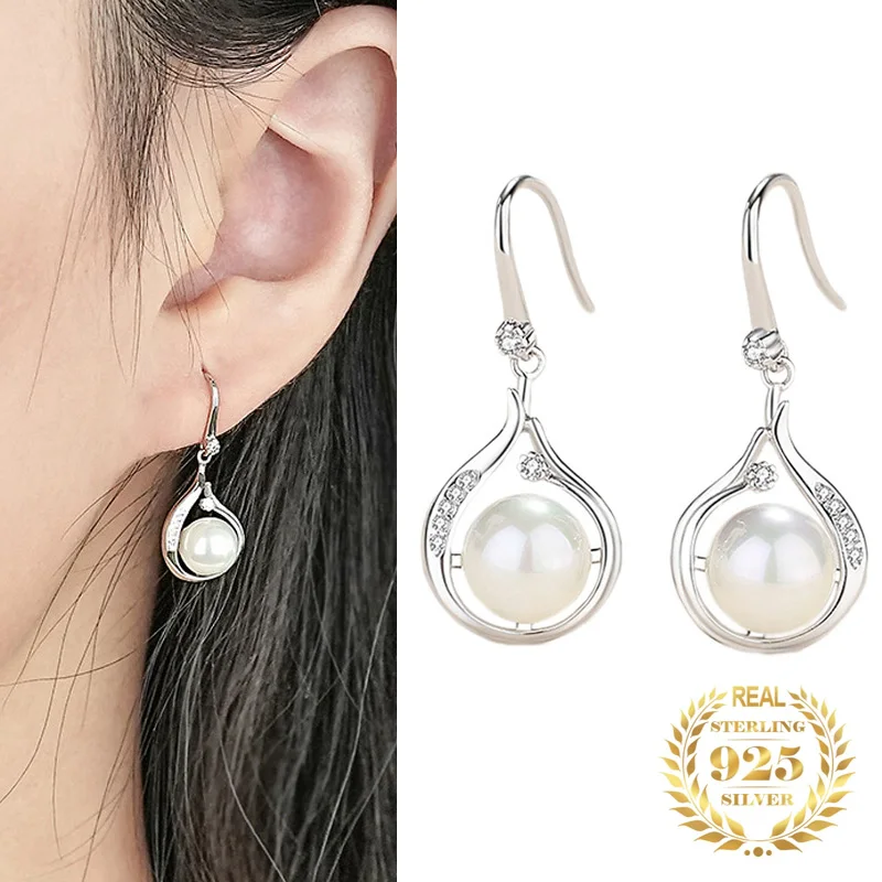2022 Elegant Fashion Jewelry White Gold Plated Zircon Water Drop Shell Pearl Earrings Women 925 Silver Luxury Stud Earrings
2022 Elegant Fashion Jewelry White Gold Plated Zircon Water Drop Shell Pearl Earrings Women 925 Silver Luxury Stud Earrings