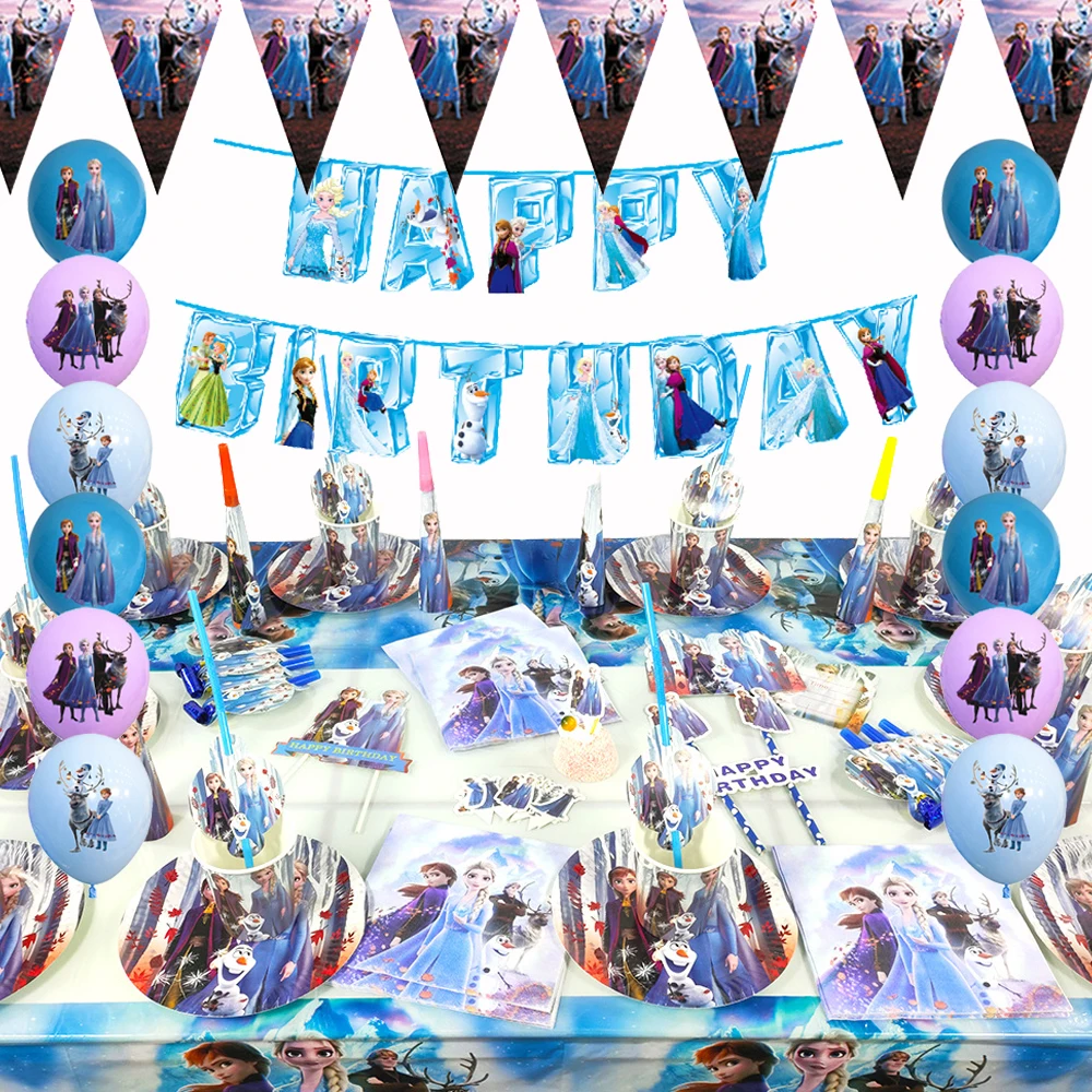 Frozen 2 Children's Day Baby Girls Elsa Anna Princess Balloon Set Disposable Party Supplies Plate Tablecloth Napkin Tableware
Frozen 2 Children's Day Baby Girls Elsa Anna Princess Balloon Set Disposable Party Supplies Plate Tablecloth Napkin Tableware