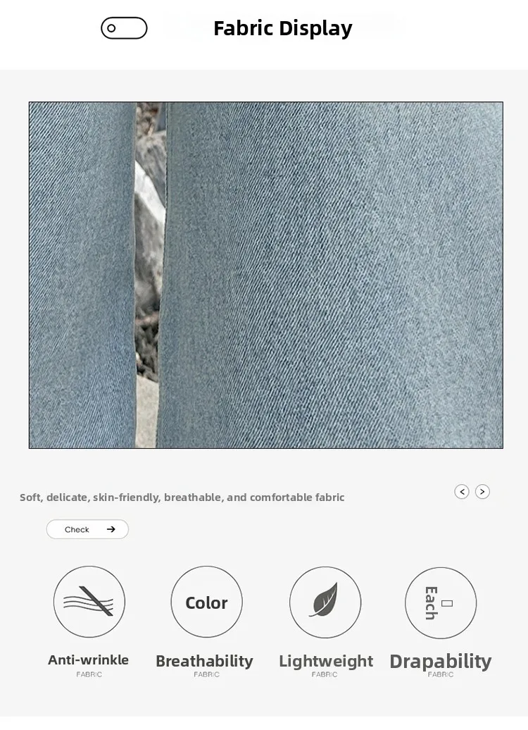 بنطلون جينز واسع الساق للفتيات بخصر مرتفع وطويل، ملابس أطفال عصرية متعددة الاستخدامات لفصل الخريف من ماركة يو بيجيا مع حزام مطرز بنطلون جينز واسع الساق للفتيات بخصر مرتفع وطويل، ملابس أطفال عصرية متعددة الاستخدامات لفصل الخريف من ماركة يو بيجيا مع حزام مطرز