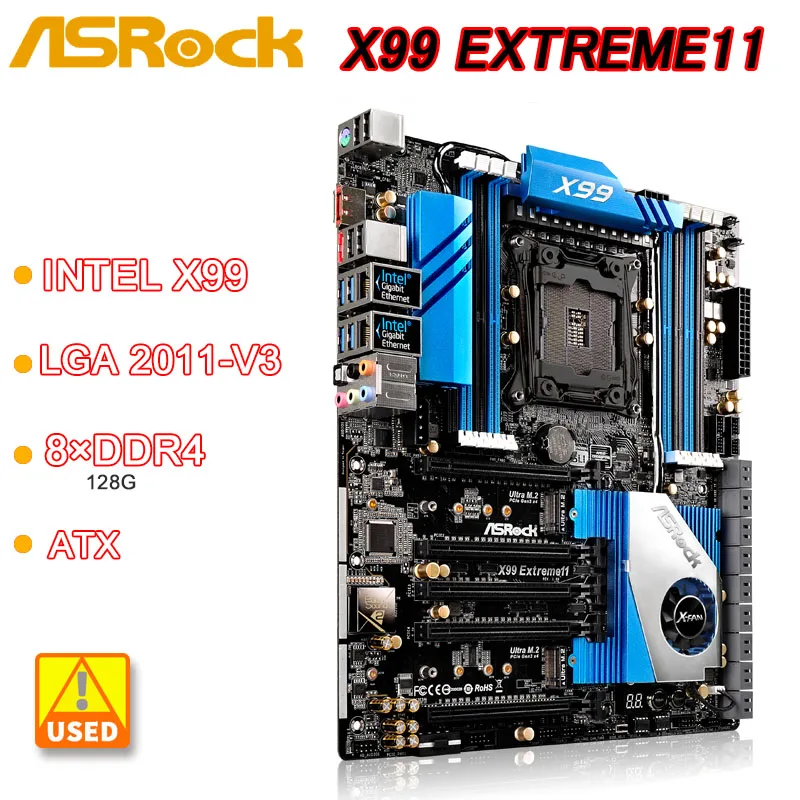 X99 X99M Motherboard ASROK X99 Extreme11 LGA 2011-V3 Motherboard 8×DDR4 128GB PCI-E 3.0 USB3.0 2×M.2 E-ATX
X99 X99M Motherboard ASROK X99 Extreme11 LGA 2011-V3 Motherboard 8×DDR4 128GB PCI-E 3.0 USB3.0 2×M.2 E-ATX