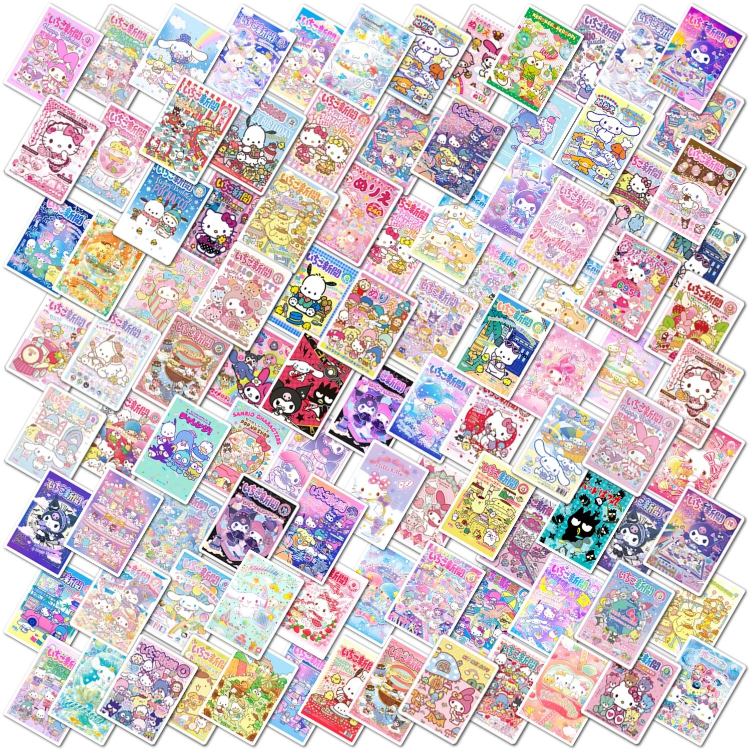 10/50/100Pcs Kawaii Sanrio Stickers Poster Decal Cartoon Cute Stickers Luggage Skateboard Suitcase Laptop Graffiti Children Toy
10/50/100Pcs Kawaii Sanrio Stickers Poster Decal Cartoon Cute Stickers Luggage Skateboard Suitcase Laptop Graffiti Children Toy