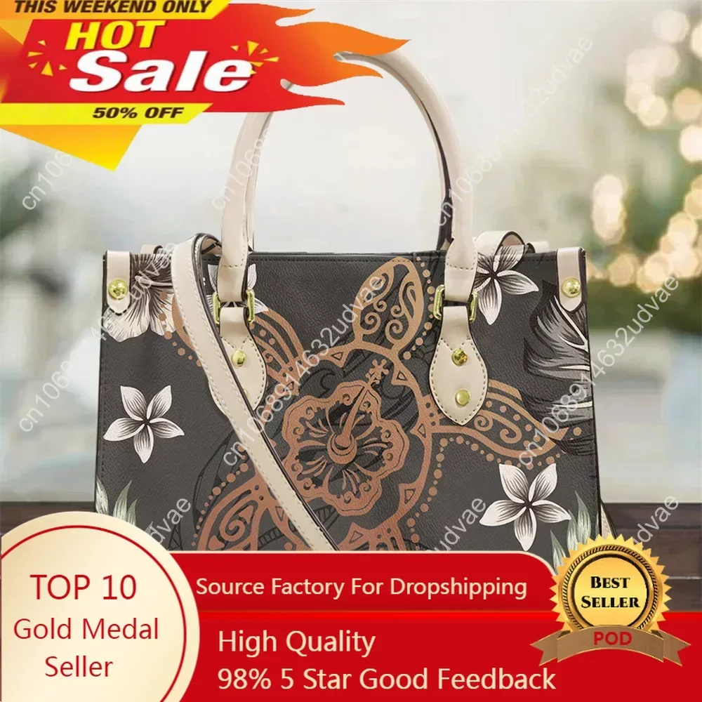 Polynesian Tribal Printed Crossbody Bag for Women Hawaiian Hibiscus Flower with Tattoo Sea Turtle Pattern Leather Handbag Female
Polynesian Tribal Printed Crossbody Bag for Women Hawaiian Hibiscus Flower with Tattoo Sea Turtle Pattern Leather Handbag Female