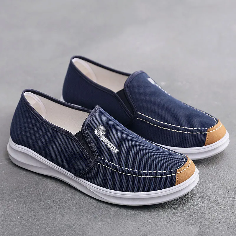 Men's Round Toe Loafers Summer Comfortable Canvas Shoes Casual Non-slip Soft Bottom Sneakers Zapatillas Deportivas Hombre
Men's Round Toe Loafers Summer Comfortable Canvas Shoes Casual Non-slip Soft Bottom Sneakers Zapatillas Deportivas Hombre