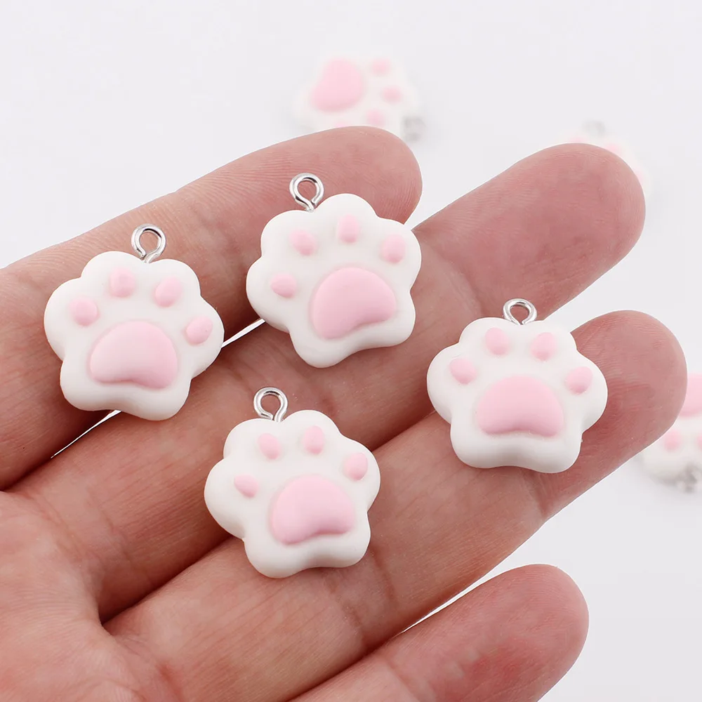 10pcs Cute Cat Claw Resin Charms Kawaii Pink Dog Claw Pendants Charms for Jewelry Making DIY Earrings Necklaces Making Supplies
10pcs Cute Cat Claw Resin Charms Kawaii Pink Dog Claw Pendants Charms for Jewelry Making DIY Earrings Necklaces Making Supplies
