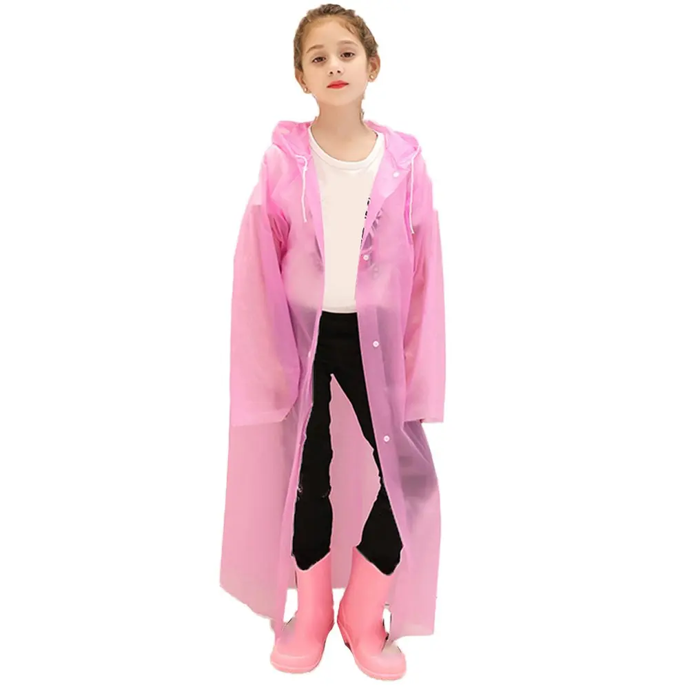EVA Transparent Fashion Frosted Child Raincoat Girl And Boy Rainwear Outdoor Hiking Travel Rain Gear Coat For Children
EVA Transparent Fashion Frosted Child Raincoat Girl And Boy Rainwear Outdoor Hiking Travel Rain Gear Coat For Children