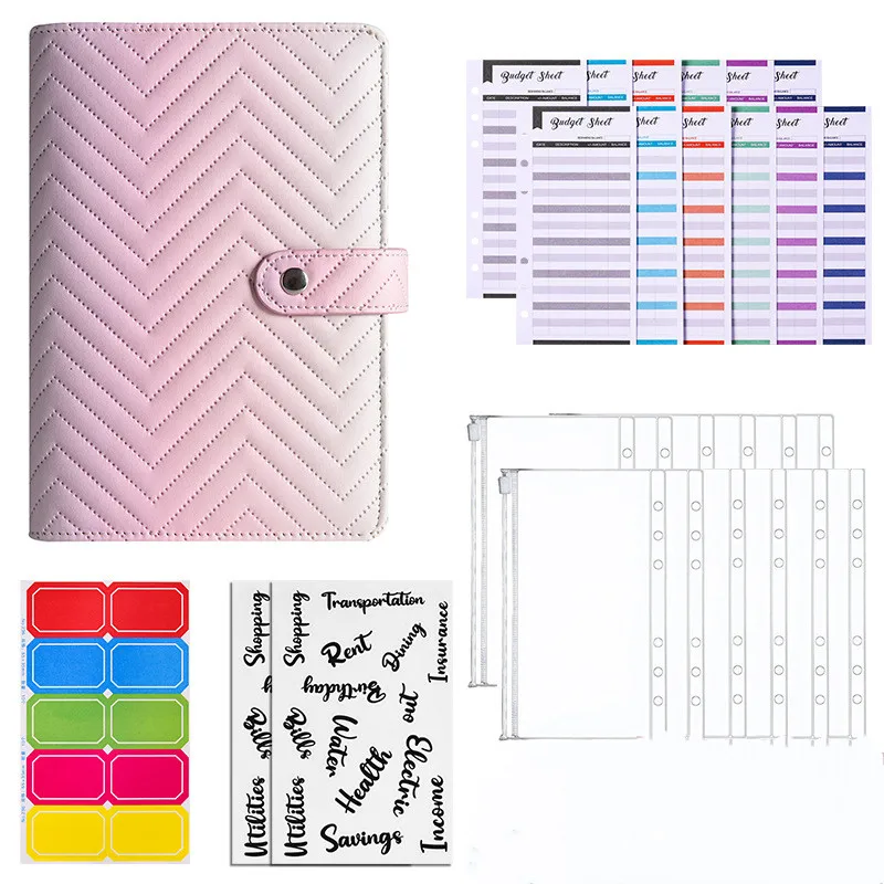 A6 System PU Notebook Budget Binder Planner with 12pcs Budget Envelopes and Budget Sheet Students Notepad School Office Supplies
A6 System PU Notebook Budget Binder Planner with 12pcs Budget Envelopes and Budget Sheet Students Notepad School Office Supplies