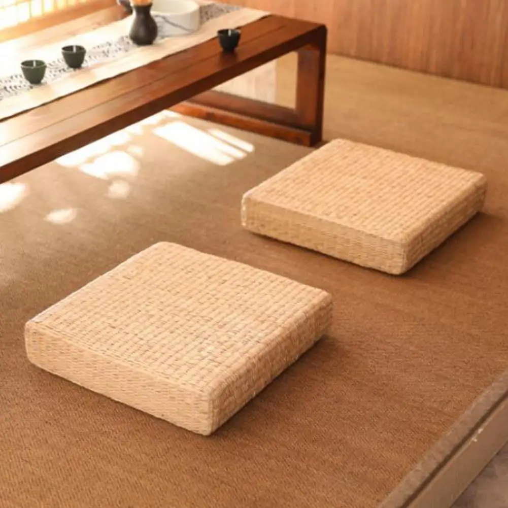 Straw Floor Cushion Square Japanese Style Straw Flat Seat Cushion Straw Weave Handmade Pillow for Floor
Straw Floor Cushion Square Japanese Style Straw Flat Seat Cushion Straw Weave Handmade Pillow for Floor