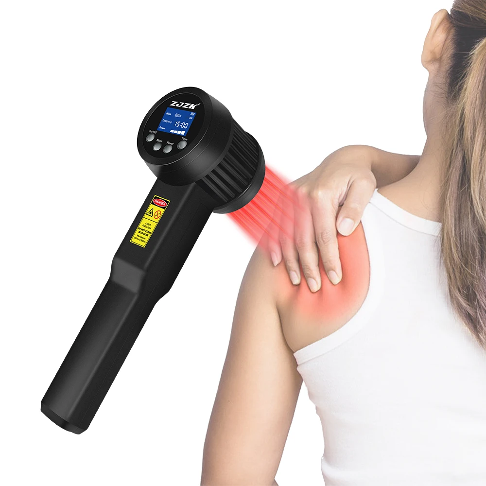 

ZJZK class 4 cold laser therapy for shoulder pain near me 650nm 808nm low level laser light for neck pain trigger finger