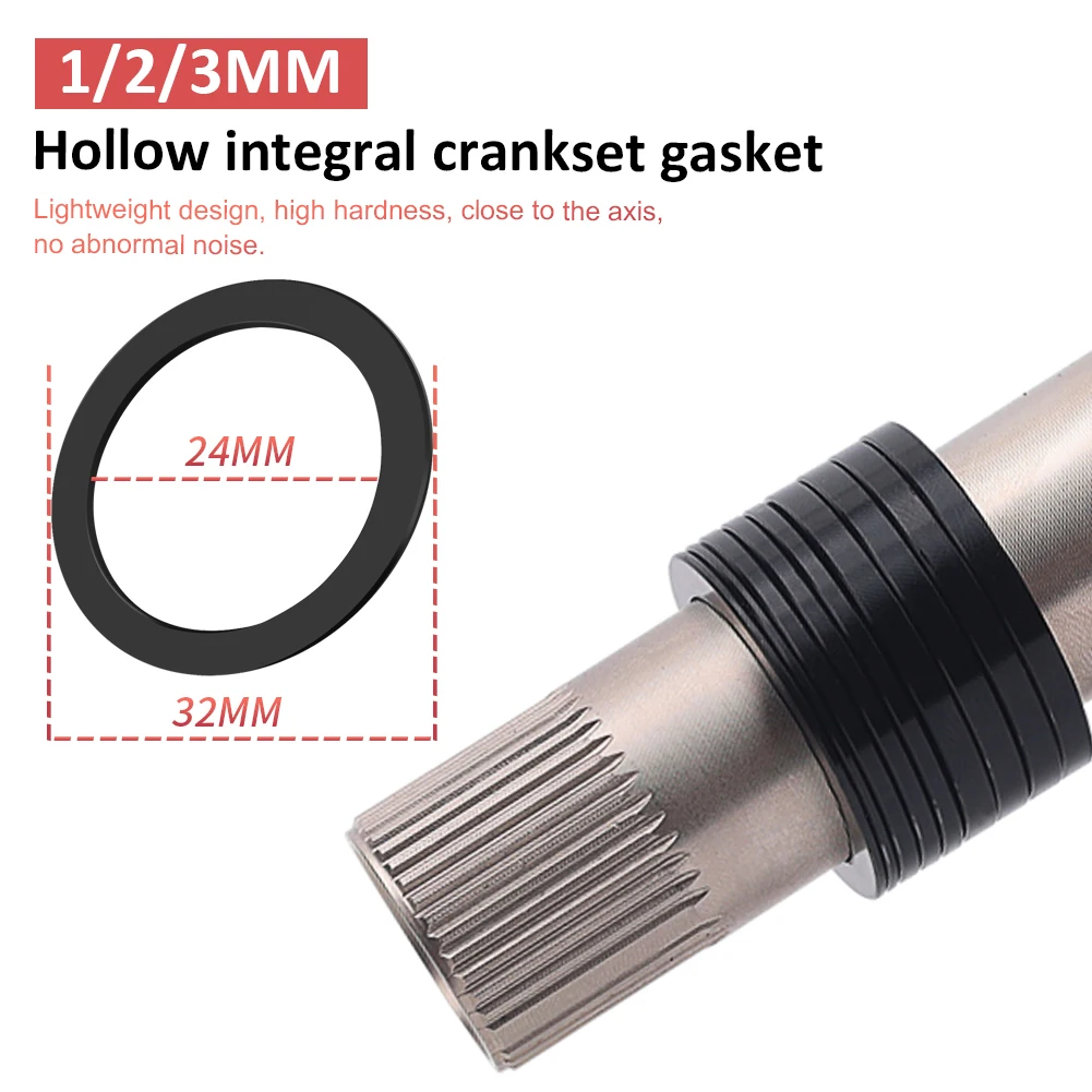 1/5pcs One-Piece Hollow Bicycle Crankset Washers 1MM/2MM/3MM Aluminum Alloy Bike Crank Spacers Adjuster Cycling Repair Tools
1/5pcs One-Piece Hollow Bicycle Crankset Washers 1MM/2MM/3MM Aluminum Alloy Bike Crank Spacers Adjuster Cycling Repair Tools