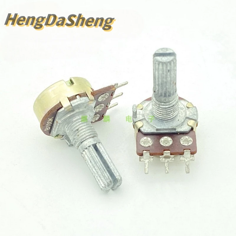 5Pcs/Lot B100K 3-pin Single Link With Midpoint Amplifier, Audio Volume Balance Potentiometer
5Pcs/Lot B100K 3-pin Single Link With Midpoint Amplifier, Audio Volume Balance Potentiometer