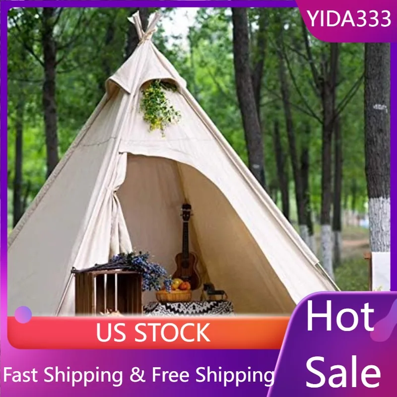 Free Space Outdoor 100% Cotton Canvas Waterproof Pyramid-Shaped Camping Tent (Beige, 2.15meters)
Free Space Outdoor 100% Cotton Canvas Waterproof Pyramid-Shaped Camping Tent (Beige, 2.15meters)
