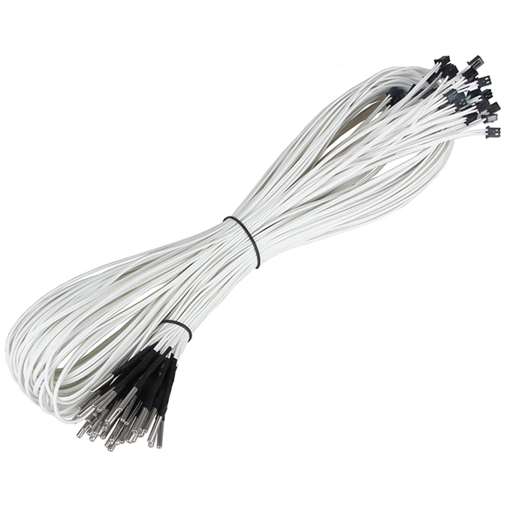 3D Printer Parts HT-NTC100K Thermistor Temperature Sensor with XH2.54 Terminal for High Temperature Filament 350 Degrees
3D Printer Parts HT-NTC100K Thermistor Temperature Sensor with XH2.54 Terminal for High Temperature Filament 350 Degrees