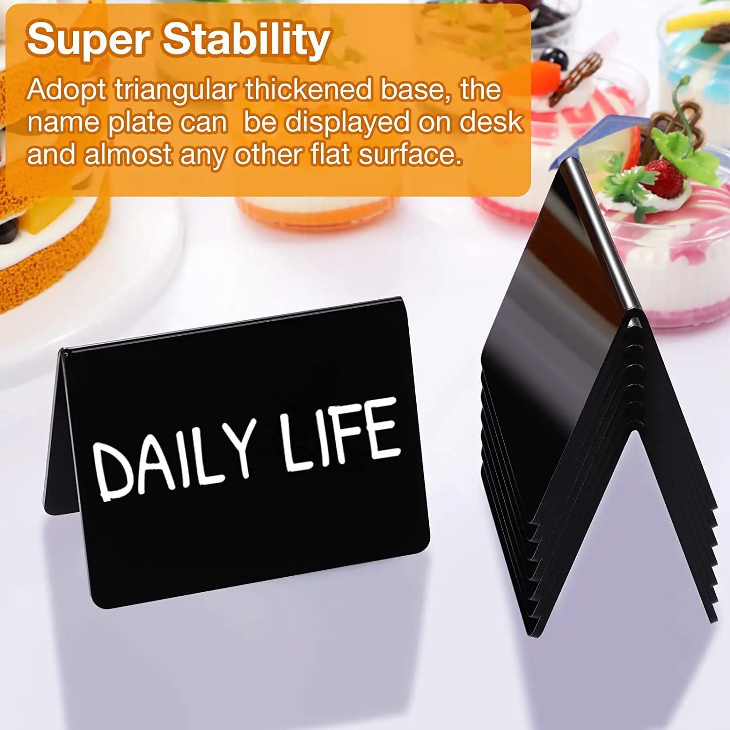 20PCS Acrylic Small Blackboard Party Message Board 3mm Acrylic Sign Personality Decorative Sign Creative Three-Dimensional Sign
20PCS Acrylic Small Blackboard Party Message Board 3mm Acrylic Sign Personality Decorative Sign Creative Three-Dimensional Sign
