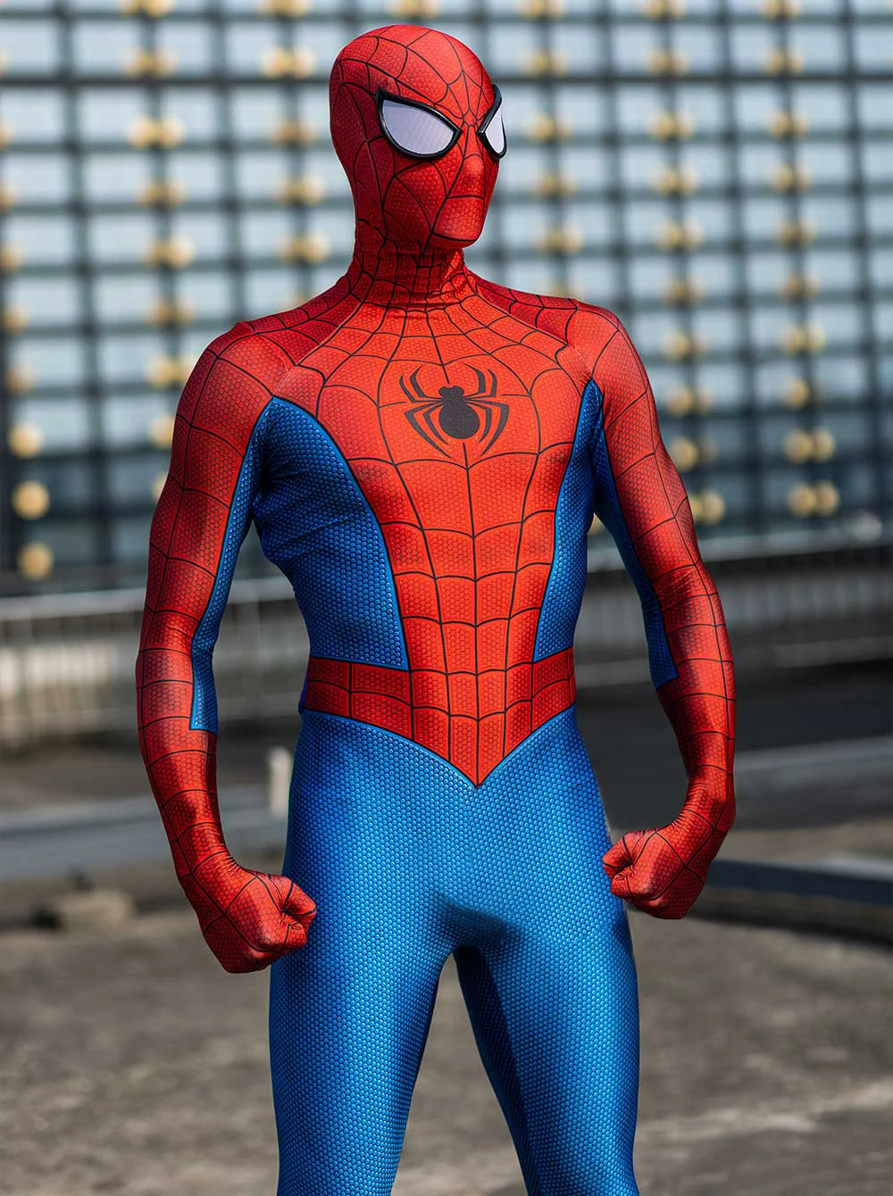 

Peter Parker Classic Costume Spiderman Cosplay Superhero Zentai Bodysuits Costume 3D Printed Spidey Spandex Halloween Costume