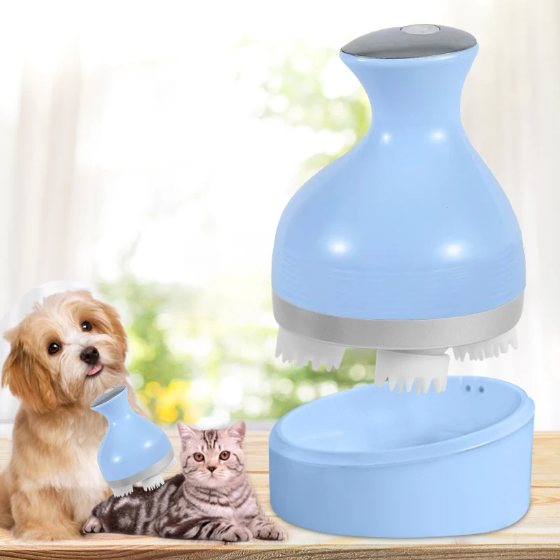 Electric Pet Massager Dog Cat Head Massage Vibrating Scalp Body Deep Massage Prevent Hair Loss Relieve Stress Pet Supply
Electric Pet Massager Dog Cat Head Massage Vibrating Scalp Body Deep Massage Prevent Hair Loss Relieve Stress Pet Supply