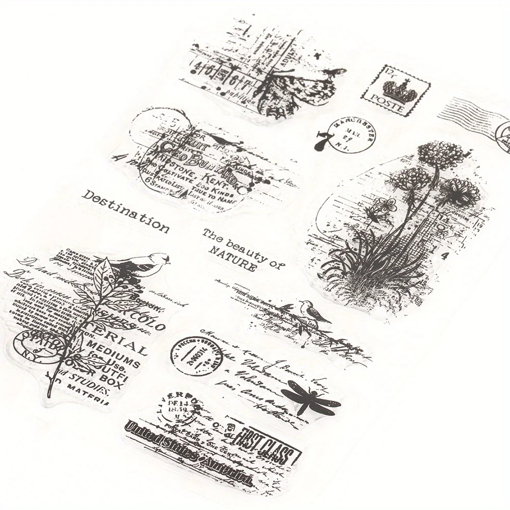 Vintage Text/Numbers Transparent Rubber Seal Stamps Diy Scrapbooking Decoration Flowers Stamp Planner Album Journal Supplies
Vintage Text/Numbers Transparent Rubber Seal Stamps Diy Scrapbooking Decoration Flowers Stamp Planner Album Journal Supplies