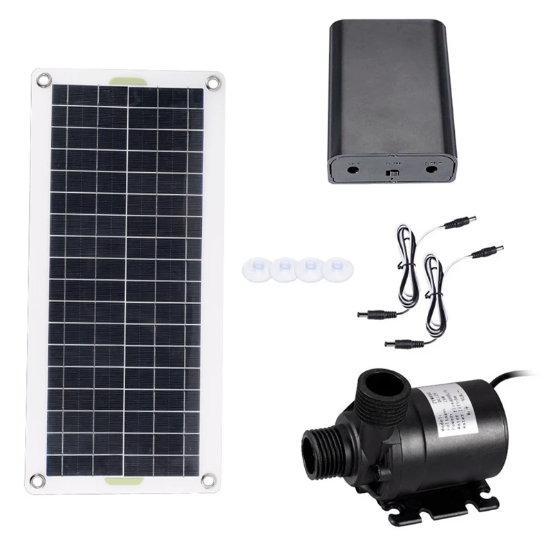 50W Solar Water Pump 800L/H DC12V Solar Water Fountain Pump Black For Family Garden
50W Solar Water Pump 800L/H DC12V Solar Water Fountain Pump Black For Family Garden