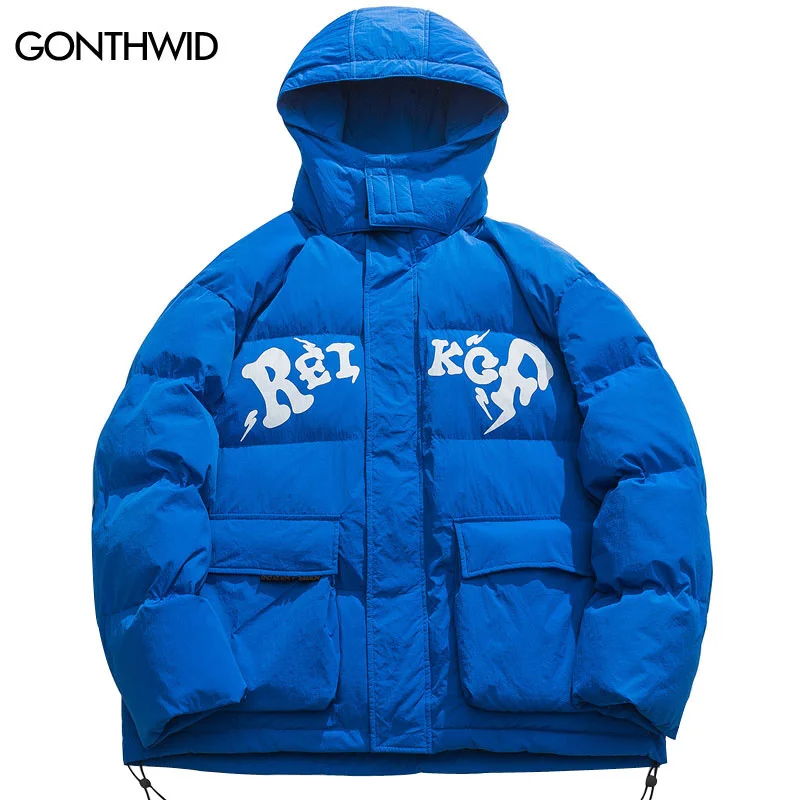 Winter Men Hooded Jackets Parkas Streetwear Solid Color Thicken Warm Puffer Jacket Hip Hop Fashion Harajuku Casual Bubble Coats
Winter Men Hooded Jackets Parkas Streetwear Solid Color Thicken Warm Puffer Jacket Hip Hop Fashion Harajuku Casual Bubble Coats