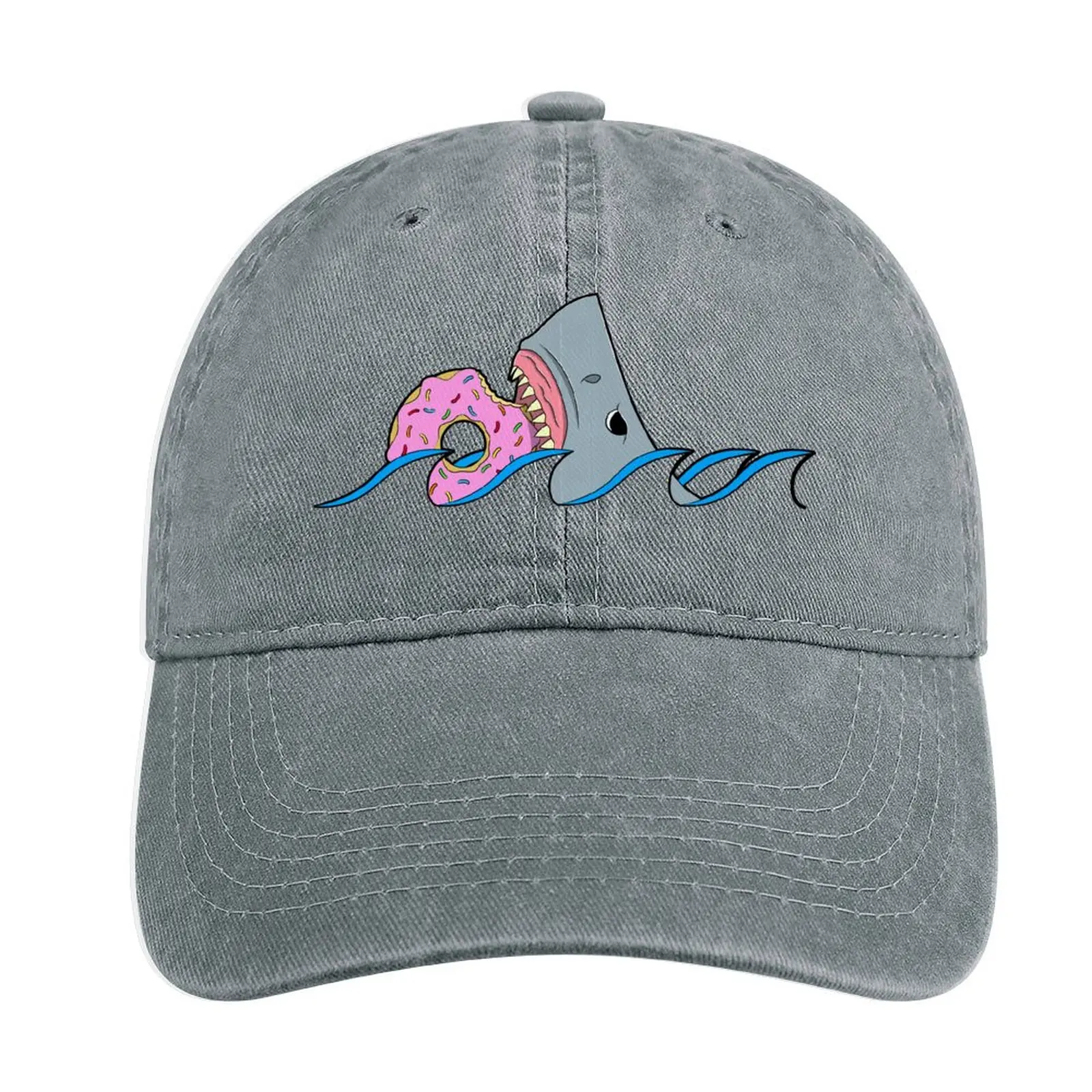

I eat what I want | Great White Shark eating a donut Cowboy Hat Christmas Hat Beach Outing boonie hats Hat Men Women'S