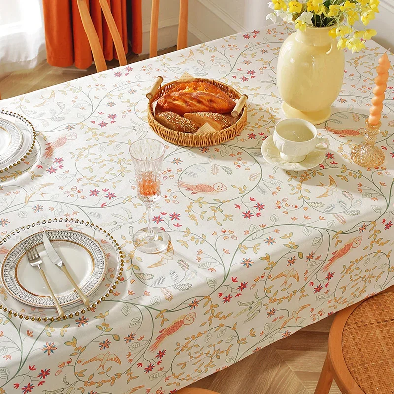 Small fresh dining table cloth, waterproof, oil resistant, wash free, tasteless, luxurious, and high-end dining table household
Small fresh dining table cloth, waterproof, oil resistant, wash free, tasteless, luxurious, and high-end dining table household