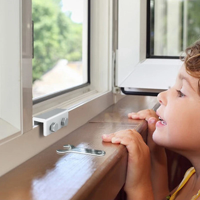 Window Safety Locks for Vertical Sliding Windows Aluminum Alloy Window Limiters w/Key Childproof Restrictor for Window
Window Safety Locks for Vertical Sliding Windows Aluminum Alloy Window Limiters w/Key Childproof Restrictor for Window