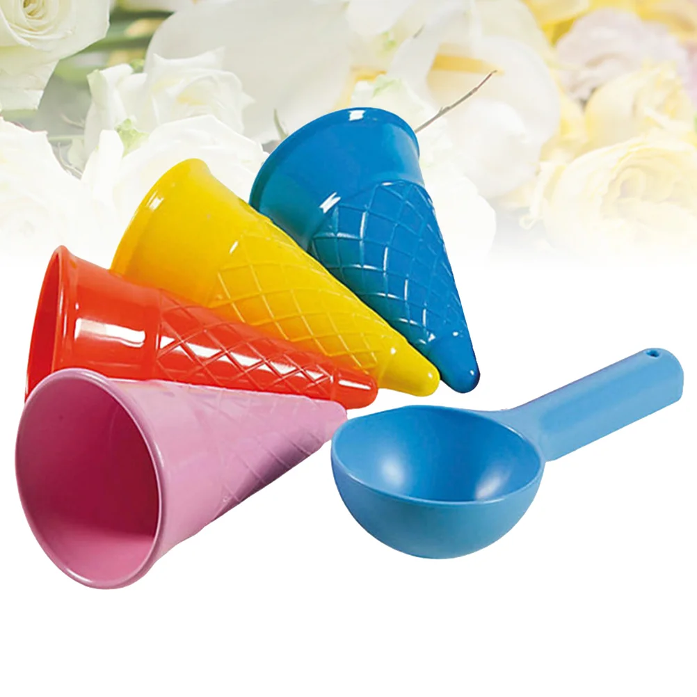 Sand Ice Cream Toys Beach Toy Kids Play Scoop Cone Mold Set Plastic Cones Molds Pretend Sandbox Playset Summer Cup Castle
Sand Ice Cream Toys Beach Toy Kids Play Scoop Cone Mold Set Plastic Cones Molds Pretend Sandbox Playset Summer Cup Castle