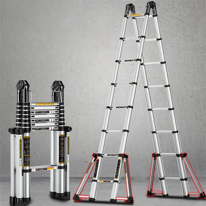 Multifunction Aluminum Alloy Telescopic Ladder Household Folding Ladder Herringbone Safety Engineering Ladder Lift Stairs
Multifunction Aluminum Alloy Telescopic Ladder Household Folding Ladder Herringbone Safety Engineering Ladder Lift Stairs