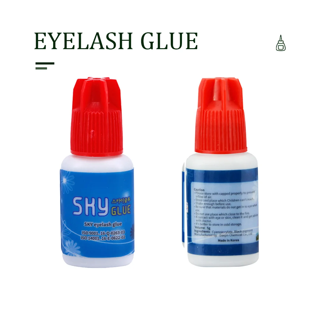 

OEM Grafting Lashes Glue Fast Drying Low Smell Mink Eyelash Glue Hypoallergenic 6-7 Weeks Maximise Retention False Lash Glue