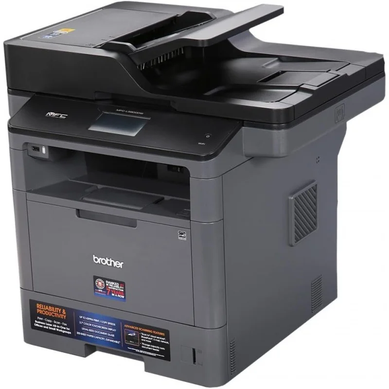 

Brother Monochrome Laser Printer, Multifunction Printer, All-in-One Printer, MFC-L5800DW, Wireless Networking, Mobile Printing &