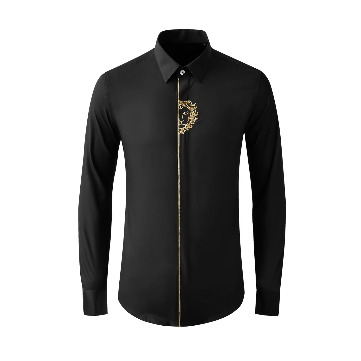 High Quality Luxury Jewelry Large Size Long-Sleeved Shirt Men'S Casual Loose Plus Fat Large Size Lapel Embroidered Men'S Shirt
High Quality Luxury Jewelry Large Size Long-Sleeved Shirt Men'S Casual Loose Plus Fat Large Size Lapel Embroidered Men'S Shirt