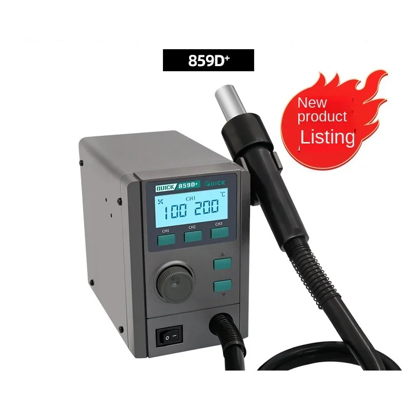 859D Heat Gun Soldering Station Digital Display Soldering Station Intelligent Temperature Control Desoldering Station
859D Heat Gun Soldering Station Digital Display Soldering Station Intelligent Temperature Control Desoldering Station