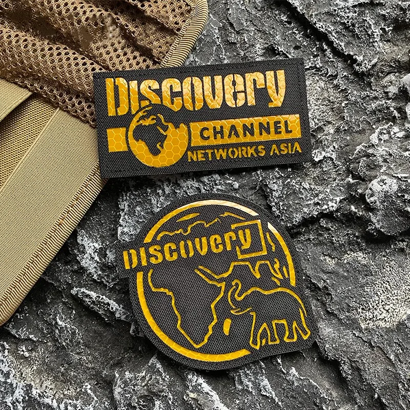 IR Engrave Animal Discovery Channel Patches Hook & Loop on Clothe DIY Morale Badge Decoration for Clothing and Backpack
IR Engrave Animal Discovery Channel Patches Hook & Loop on Clothe DIY Morale Badge Decoration for Clothing and Backpack